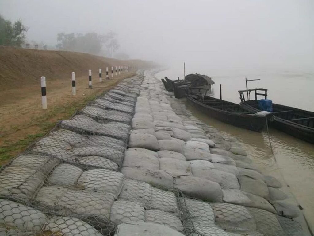 Anti‑Erosion Works at Eastern Afflux Bund from 0.00 km to 12.80 km